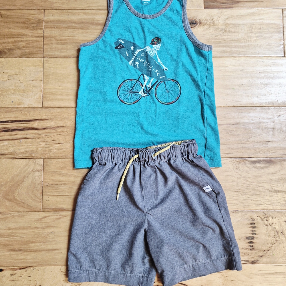 Tommy Bahama Shorts And Surf Tank Top